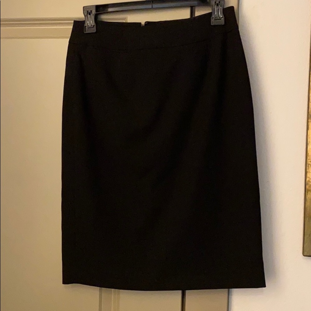 Calvin Klein Black Work Pencil Skirt Sz 2